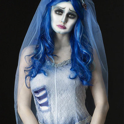 Corpse Bride Emily Pruik van Smiffys koop je bij Partywinkel