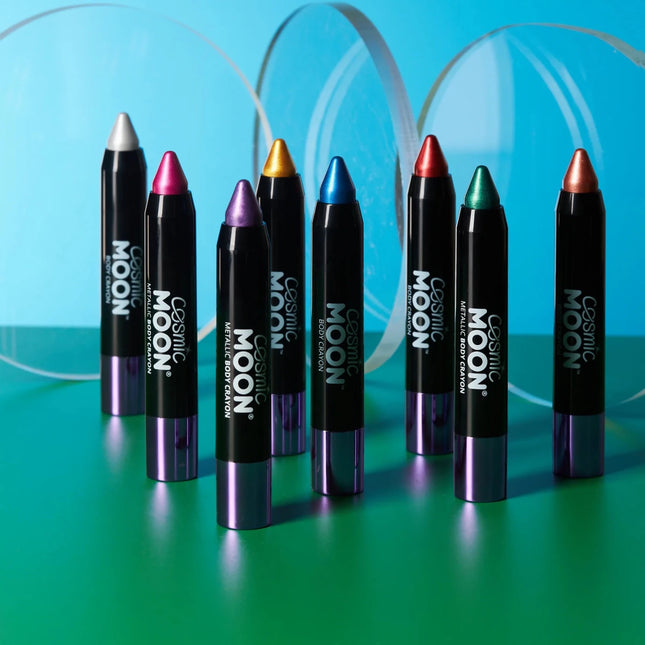 Cosmic Moon Metallic Body Crayons Pink 3.2g van Moon Creations koop je bij Partywinkel