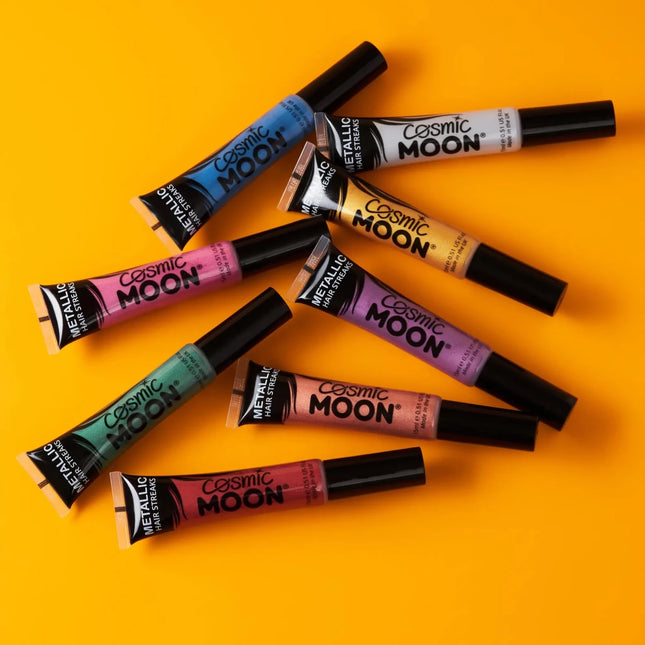 Cosmic Moon Metallic Hair Streaks Gold 15ml van Moon Creations koop je bij Partywinkel
