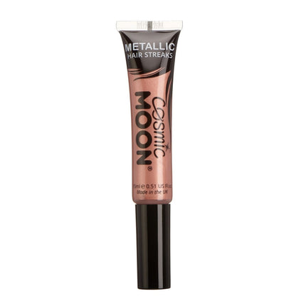 Cosmic Moon Metallic Hair Streaks Rose Gold 15ml van Moon Creations koop je bij Partywinkel