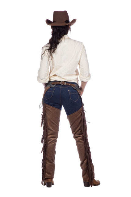 Cowboy Broek Bruin Dames van Wilbers & Wilbers koop je bij Partywinkel