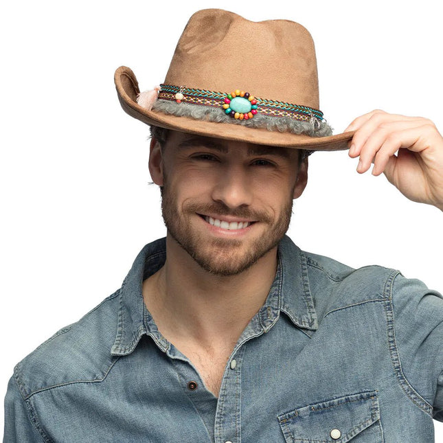 Cowboy Hoed Bruin Festival van Boland koop je bij Partywinkel