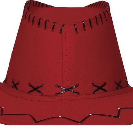 Cowboy Hoed Rood van Fiestas Guirca koop je bij Partywinkel