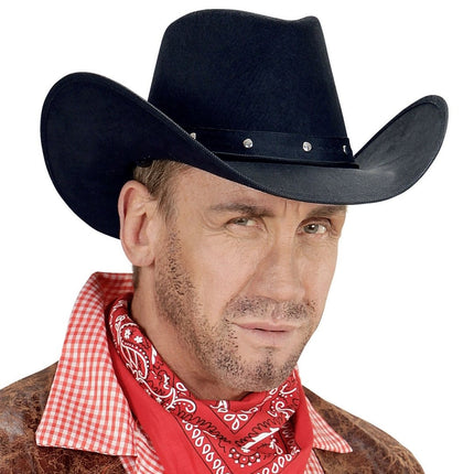 Cowboy Hoed Zwart van Widmann koop je bij Partywinkel