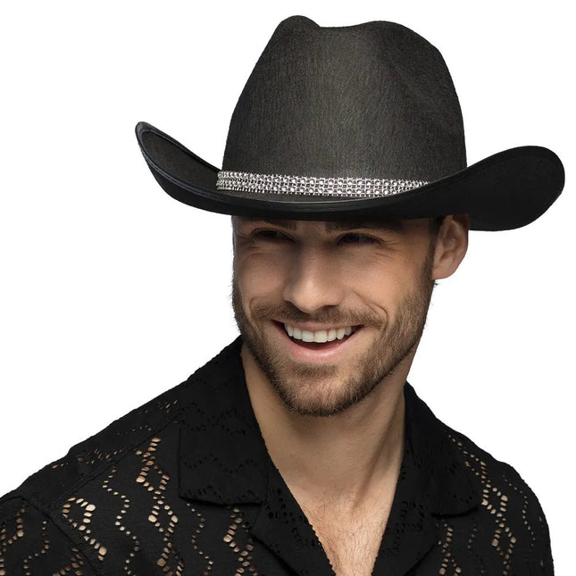 Cowboy Hoed Zwart van Boland koop je bij Partywinkel