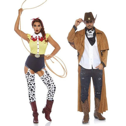 Cowboy Kostuum Dames Bodysuit Leg Avenue van Leg Avenue koop je bij Partywinkel