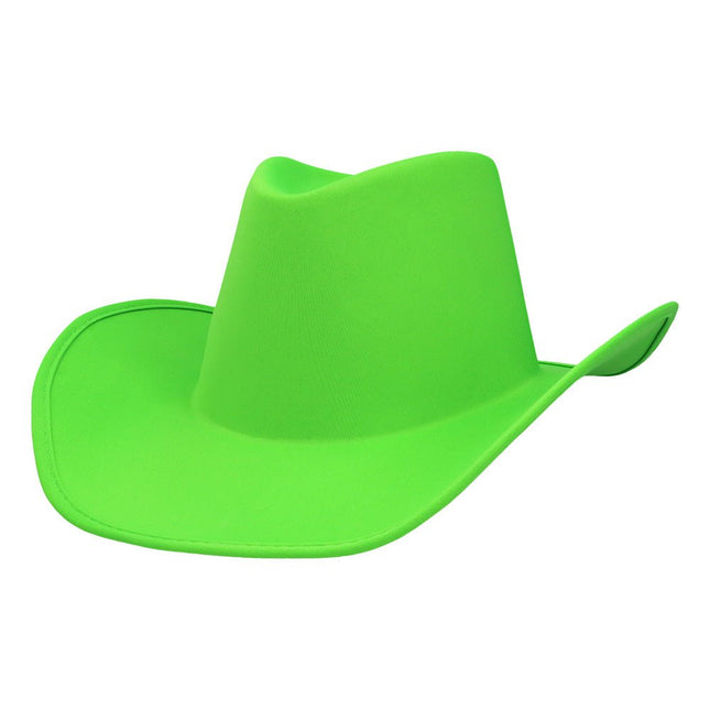 Cowboyhoed Blaze – Neongroen UV van Boland koop je bij Partywinkel