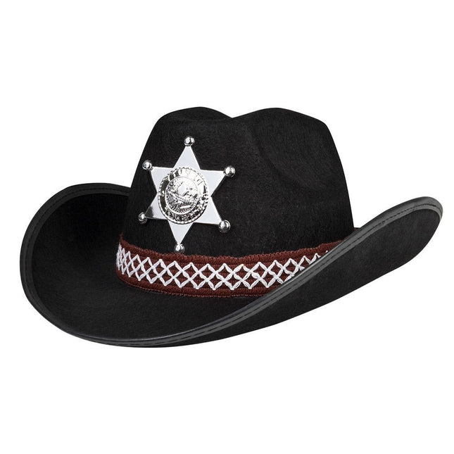 Cowboyhoed Kind Zwart van Boland koop je bij Partywinkel
