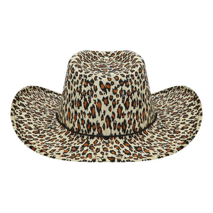 Cowboyhoed Wild luipaard van Boland koop je bij Partywinkel