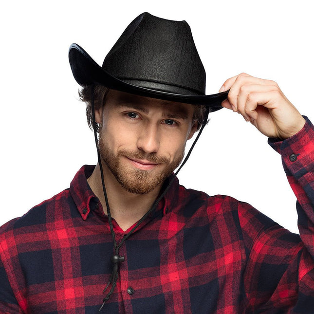 Cowboyhoed Zwart van Boland koop je bij Partywinkel