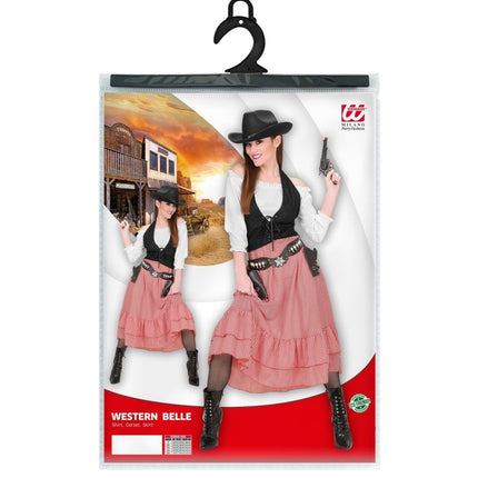 Cowgirl Kostuum 3 delig van Widmann koop je bij Partywinkel