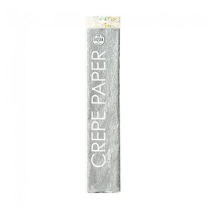 Crepe Papier Zilver 50cm 2,5m van WeFiesta koop je bij Partywinkel