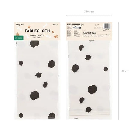 Dalmatier Tafelkleed 1,8m van Partydeco koop je bij Partywinkel