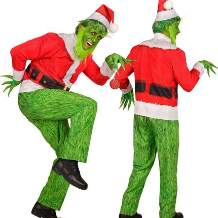 De Grinch Kostuum Rood Groen van Widmann koop je bij Partywinkel