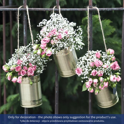 Decoratie Blikken 10cm 5st van Partydeco koop je bij Partywinkel