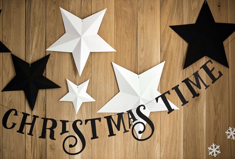 Decoratie Sterren Wit 6st van Partydeco koop je bij Partywinkel