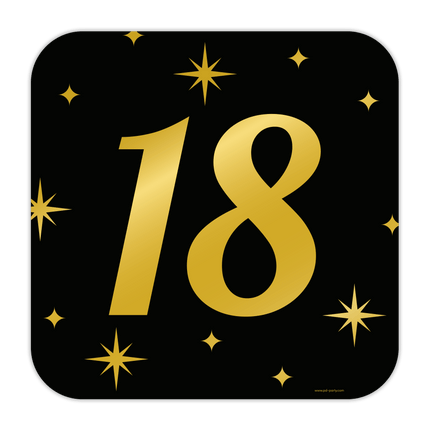 Deurbord 18 Jaar 50cm van Paper Dreams koop je bij Partywinkel