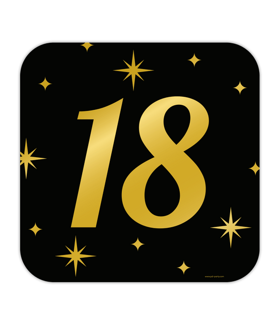 Deurbord 18 Jaar 50cm van Paper Dreams koop je bij Partywinkel