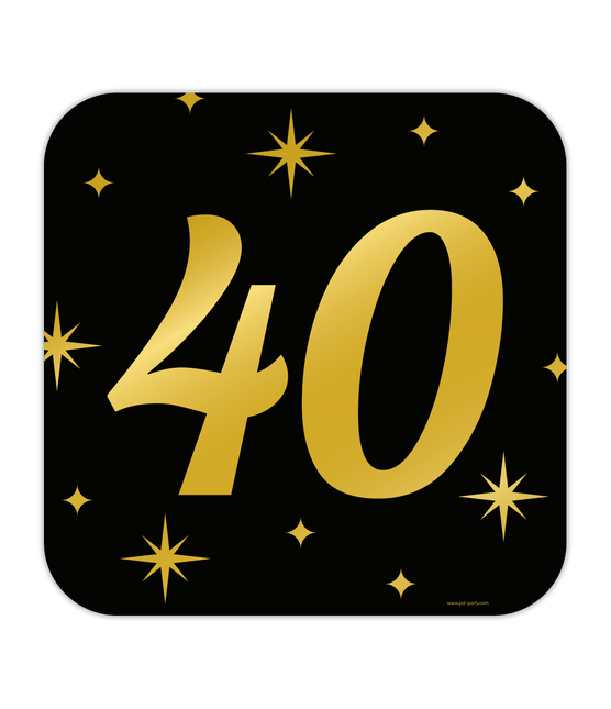 Deurbord 40 Jaar 50cm van Paper Dreams koop je bij Partywinkel