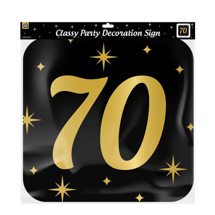 Deurbord 70 Jaar 50cm van Paper Dreams koop je bij Partywinkel