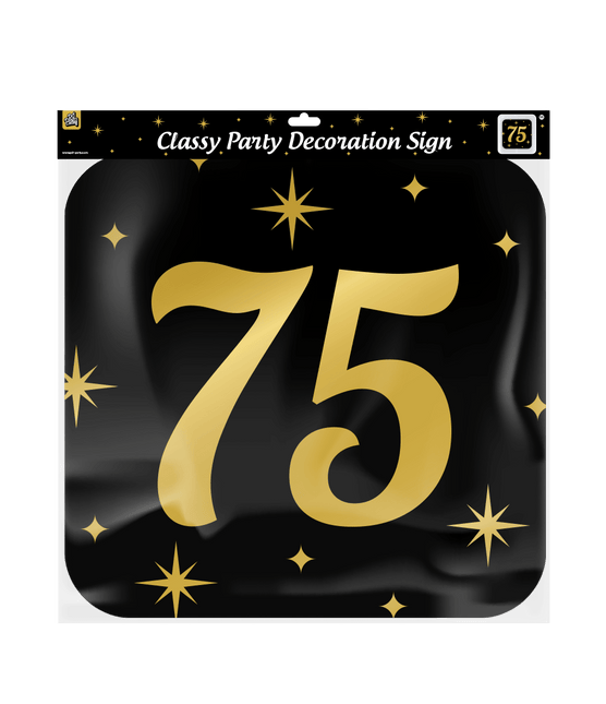 Deurbord 75 Jaar 50cm van Paper Dreams koop je bij Partywinkel
