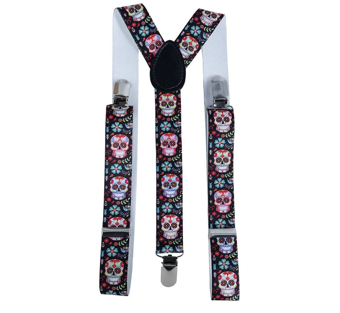 Dia De Los Muertos Bretels van Fiestas Guirca koop je bij Partywinkel