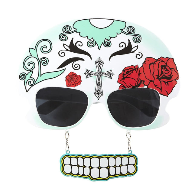 Dia De Los Muertos Bril van Widmann koop je bij Partywinkel