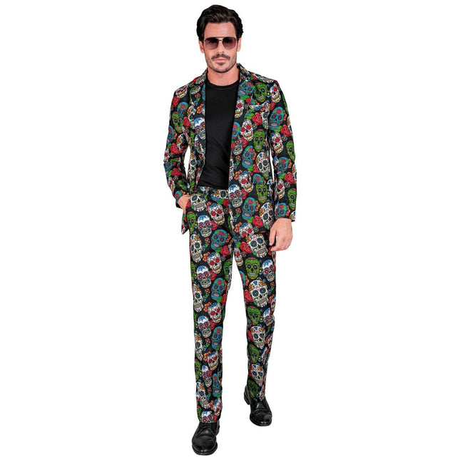Dia De Los Muertos Kostuum Heren van Widmann koop je bij Partywinkel