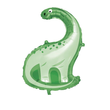 Dino Ballon Groen XL 87cm van Unique koop je bij Partywinkel
