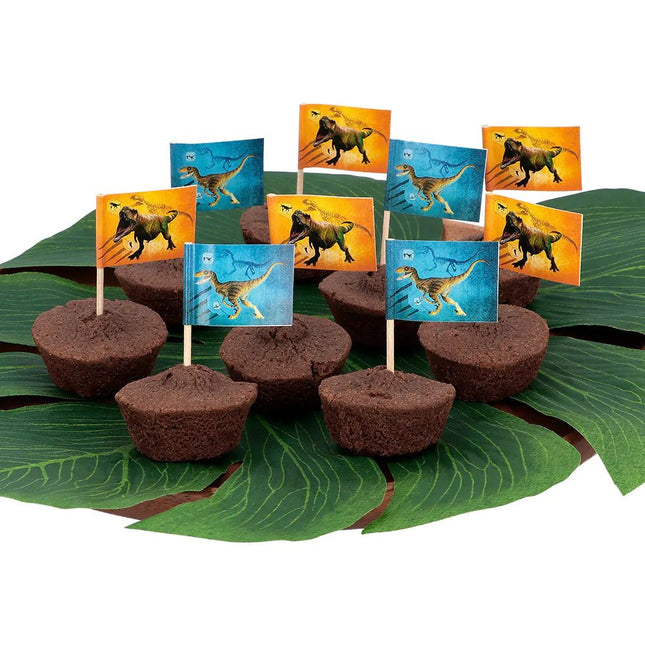 Dino Cocktailprikkers 7cm 24st van Boland koop je bij Partywinkel