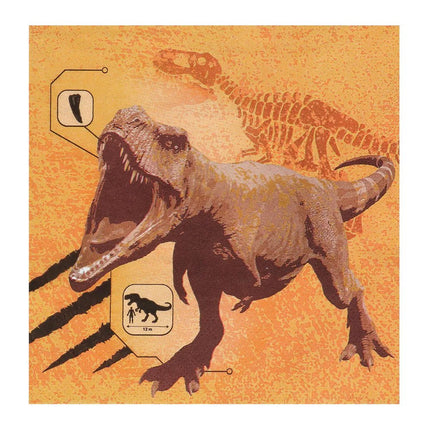 Dino Servetten 33cm 20st van Boland koop je bij Partywinkel