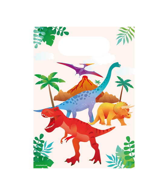 Dino Uitdeelzakjes 6st van Paper Dreams koop je bij Partywinkel