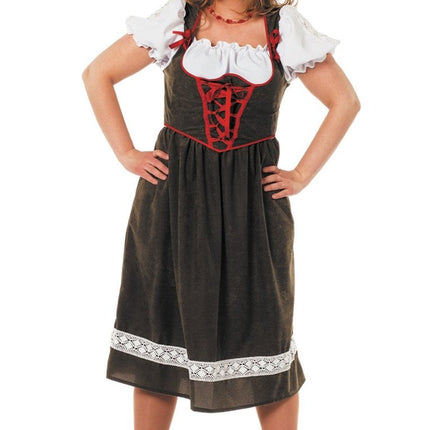 Dirndl Jurk Oktoberfest Lang Groen van Wilbers & Wilbers koop je bij Partywinkel