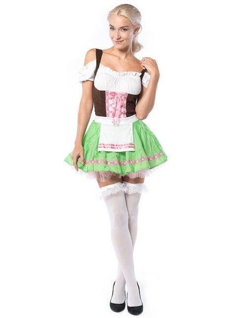 Dirndl Jurk Oktoberfest Lichtgroen van PartyXclusive koop je bij Partywinkel