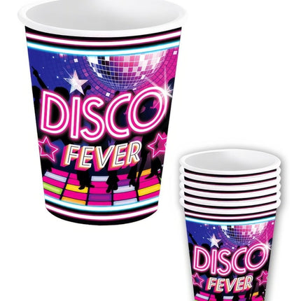 Disco 70S Bekers 240ml 6st van Fiestas Guirca koop je bij Partywinkel