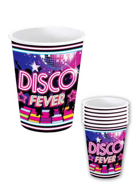 Disco 70S Bekers 240ml 6st van Fiestas Guirca koop je bij Partywinkel