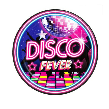 Disco 70S Borden 23cm 6st van Fiestas Guirca koop je bij Partywinkel