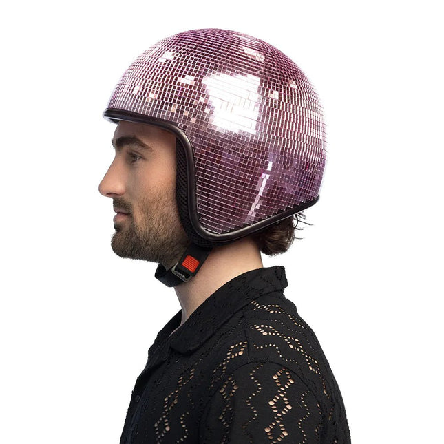 Disco 70S Helm Roze van Boland koop je bij Partywinkel