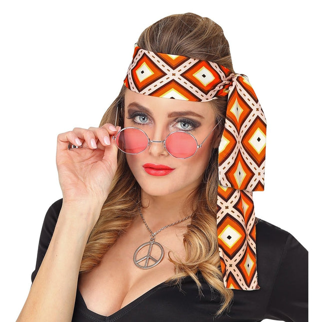 Disco 70S Hoofdband Rood van Widmann koop je bij Partywinkel