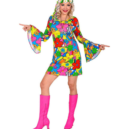 Disco 70S Jurk Dames van Widmann koop je bij Partywinkel
