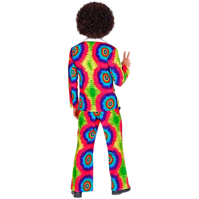 Disco 70S Kostuum Gekleurd Heren Groovy van Widmann koop je bij Partywinkel