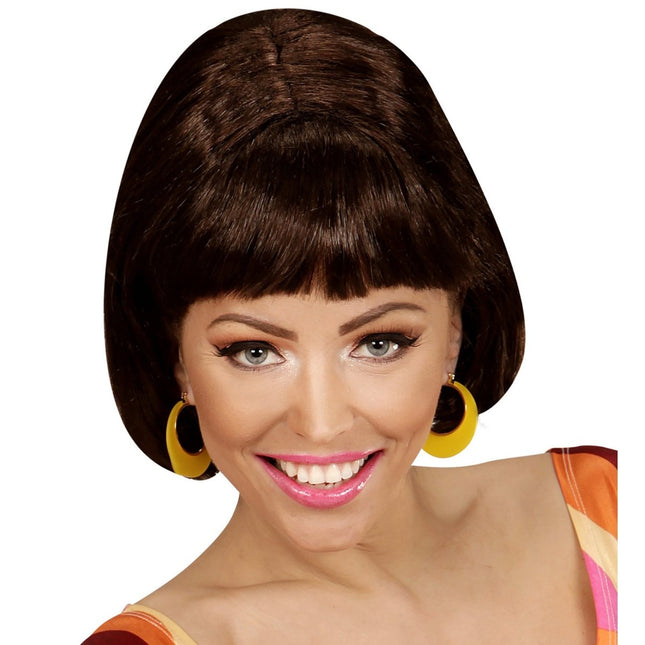 Disco 70S Oorbellen Geel Goud van Widmann koop je bij Partywinkel