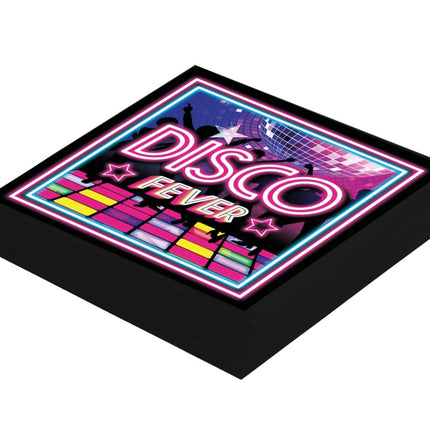 Disco 70S Servetten 33cm 12st van Fiestas Guirca koop je bij Partywinkel