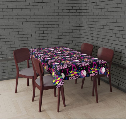 Disco 70S Tafelkleed 2,74m van Fiestas Guirca koop je bij Partywinkel