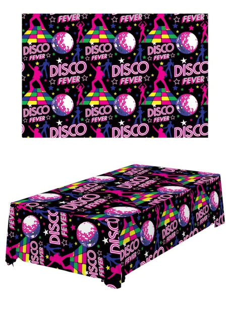 Disco 70S Tafelkleed 2,74m van Fiestas Guirca koop je bij Partywinkel