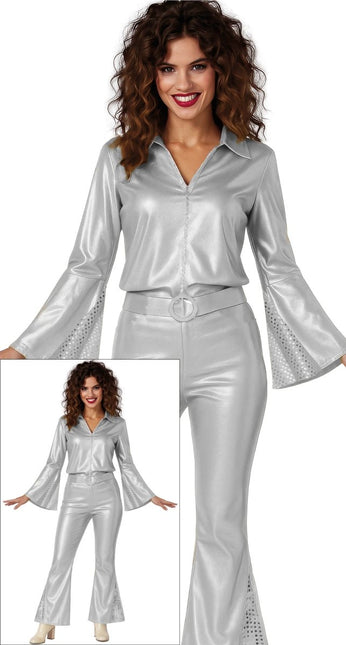 Disco Pak Zilver Dames 3 delig van Fiestas Guirca koop je bij Partywinkel