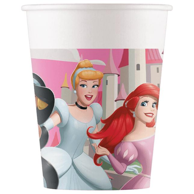 Disney Prinsessen Bekers 200ml 8st van Procos koop je bij Partywinkel