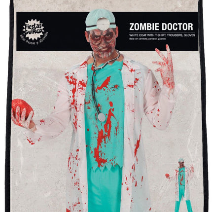 Dokter Kostuum Zombie 3 delig van Fiestas Guirca koop je bij Partywinkel