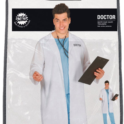 Dokter Kostuum Wit Heren van Fiestas Guirca koop je bij Partywinkel
