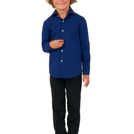 Donkerblauw Overhemd Jongen OppoSuits van OppoSuits koop je bij Partywinkel